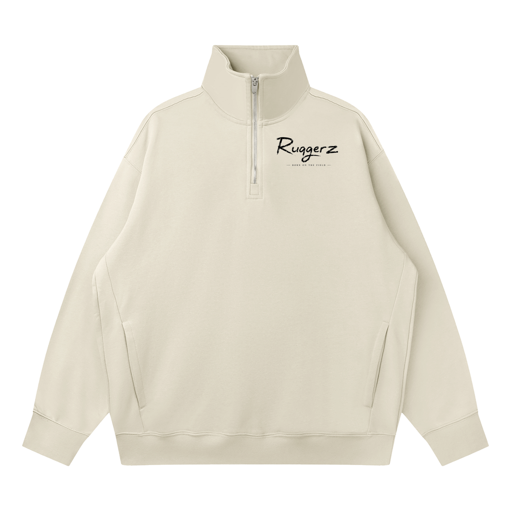 Quarter-Zip Drop Shoulder Sweatshirt
