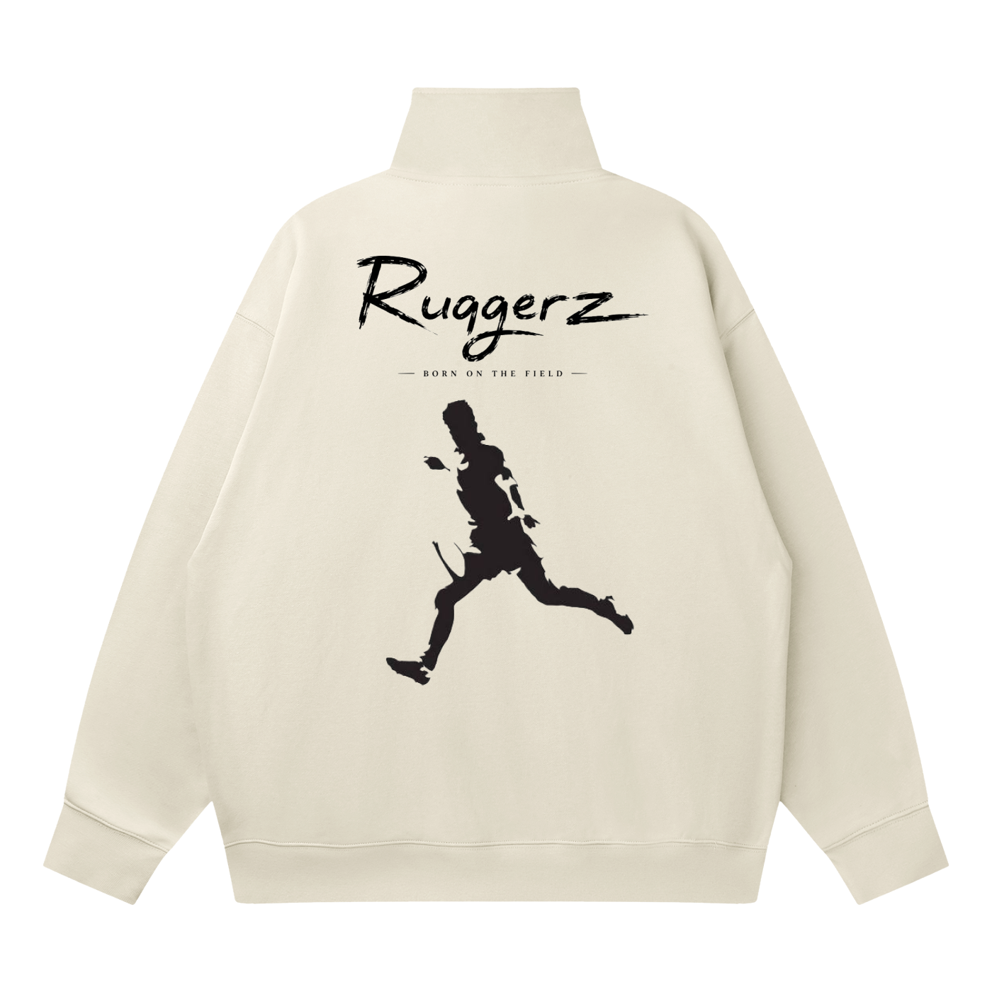 Quarter-Zip Drop Shoulder Sweatshirt